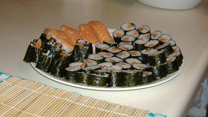 Sushi s lososem