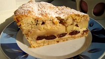 Švestkovo-jablkový koláč
