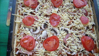 Tvarohová pizza