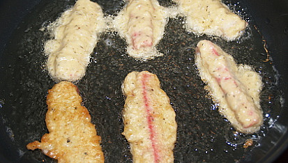 Tyčinky Surimi smažené, Tyčinky surimi