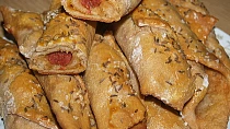Uzenina v chlebovém těstě