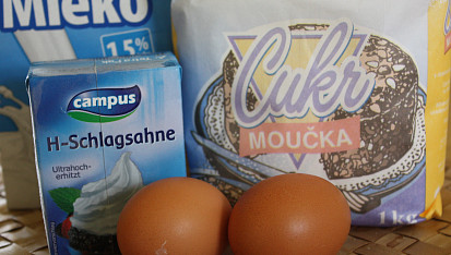 Vaječný koňak 2, ...suroviny...