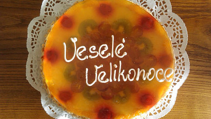 Velikonoční dort s ovocem
