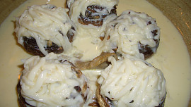 Zapečené žampiony