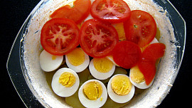 Zapečené zelené fazolky