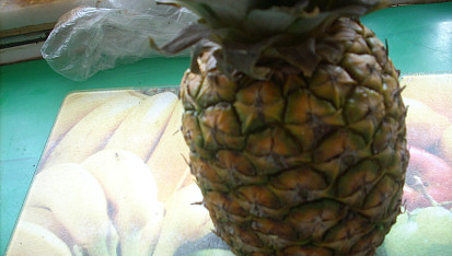 Ananas smažený v pivním těstíčku