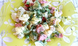 Bramborový salát se zeleninou