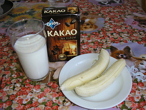 Čokoládový milkshake