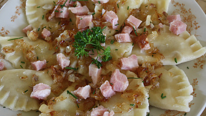 Domácí ravioli, ...a hotovo...