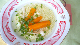 Falešná slepičí polévka (z tykve)