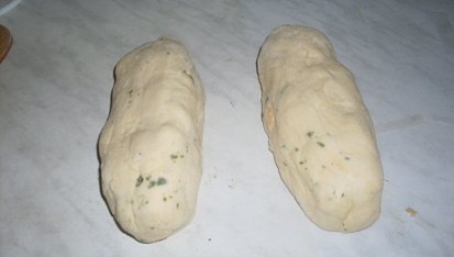 Houskové knedlíky s petrželí
