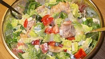 Jednoduchy rybi salat