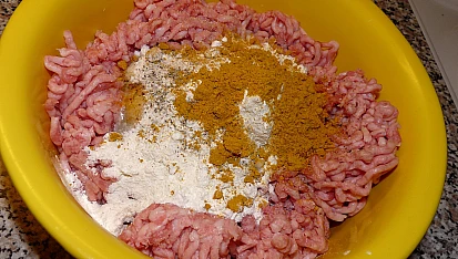 Kari karbanátky, suroviny