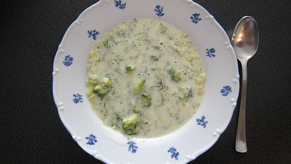 Krémová brokolicová polévka