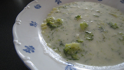 Krémová brokolicová polévka