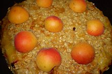 Křupavý meruňkový koláč- (Crumble)
