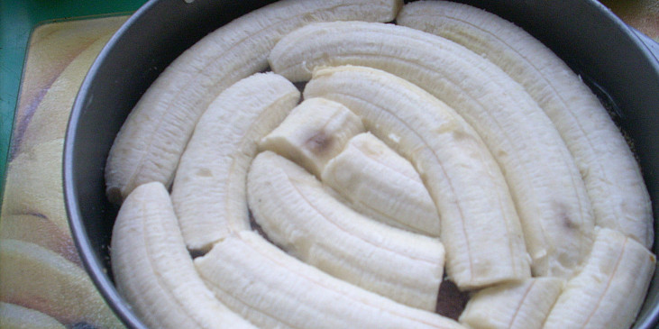 Kubánský banánový dort