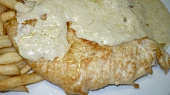 Kuřecí přírodní řízek s Nivou, Kuřecí steak se sýrovou omáčkou