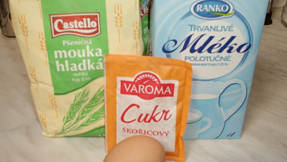 Lívance z domácí pekárny, suroviny
