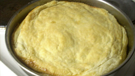 Obrácený jablečný koláč