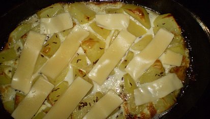 Pangasius s majolkou(tatarkou), ještě přidáme sýr a dopečeme...
