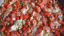 Pizza se zeleninou