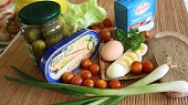 Pomazánka z rybích filet, ...suroviny...