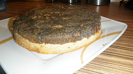 Rebarborový koláč s mákem