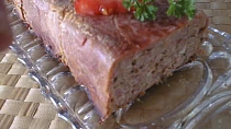Sekaná s cuketou pečená ve formě
