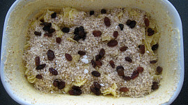 Sladké zapečené nudle