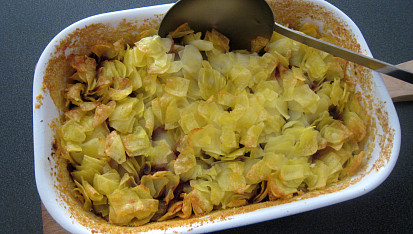 Sladké zapečené nudle