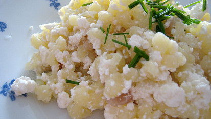 Strapačky s tvarohem