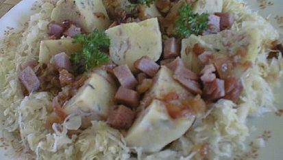 Šunkové knedlíky s pažitkou, Šunkové knedlíky s pažitkou