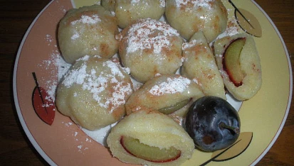 Švestkové knedlíky