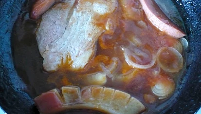 Vepřový steak na pivě