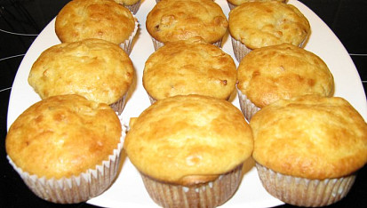 Banánové muffiny s čokoládou, Banánové muffiny s čokoládou