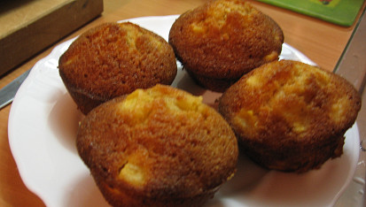 Broskvové muffiny