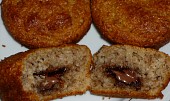 Celozrnné muffiny (s nutelou)