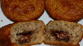 Celozrnné muffiny (s nutelou)