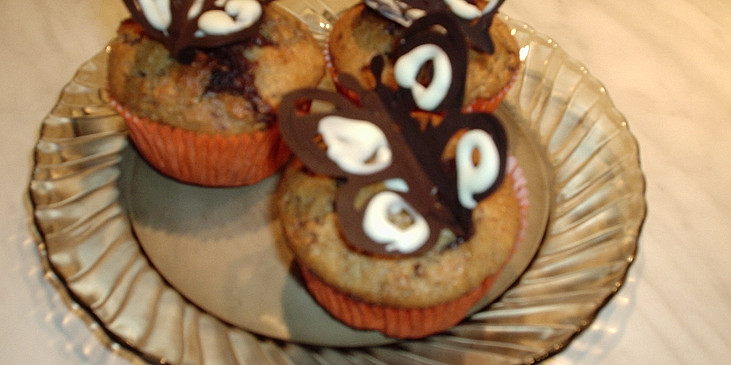 Celozrnné muffiny (muffiny + zdobení od Dextry)