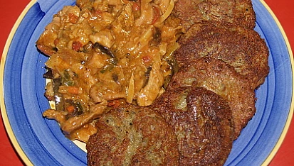 Čína s bramboráčky
