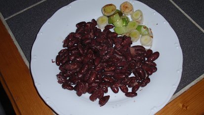 Fazole se slaninou a pórkem (Anglie), Už jen slaninu a vejce a jdeme jíst