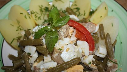 Fazolky s nivou a vejci, Fazolky s nivou a vejci