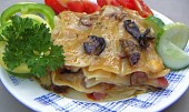 Houbové lasagne