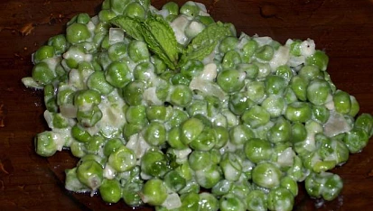 Hrášek s parmezánem