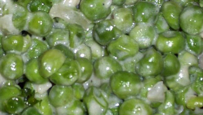 Hrášek s parmezánem
