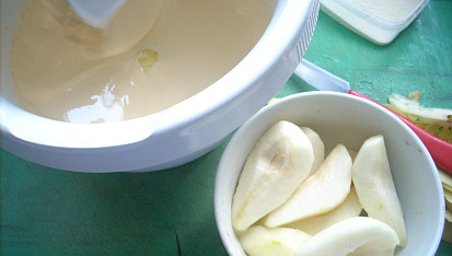 Hruškovo-čokoládový koláč