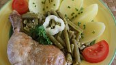 Kuře na kari s fazolkami, Kuře na kari s fazolkami