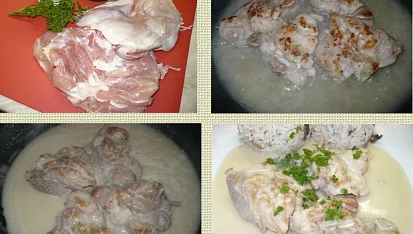 Kuřecí medailonky na smetaně s vínem