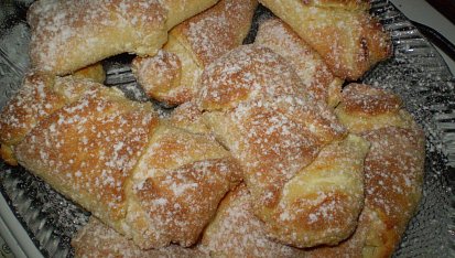 Kynuté buchty - jako šátečky, Kynuté buchty- jako burek